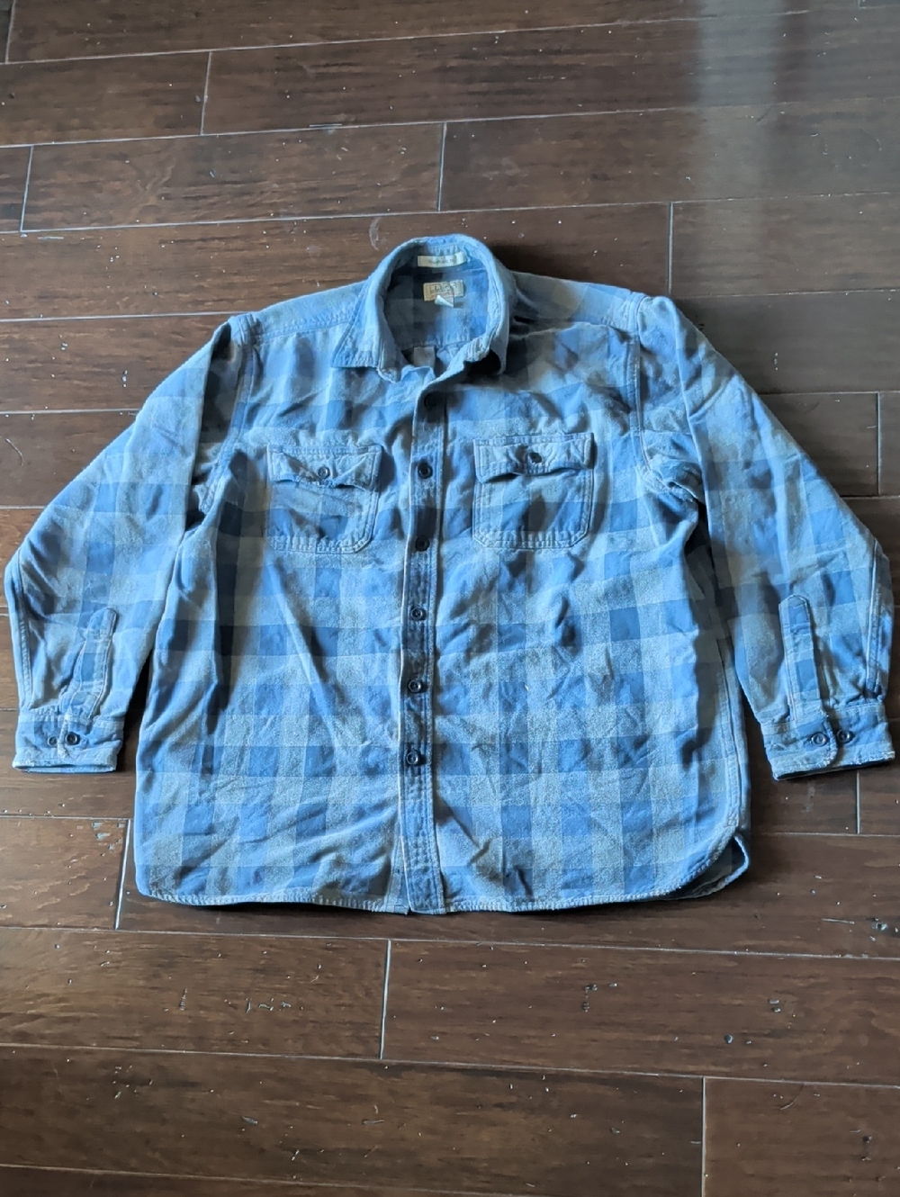 LL Bean Chamois Cloth Long Sleeve Workgear